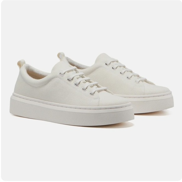 Abeo Shoes - ABEO Womens 9.5 New Jumpstreet Bungee Ivory White Canvas Sneaker Shoes MSRP $114